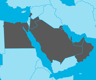 中东，埃及和海湾